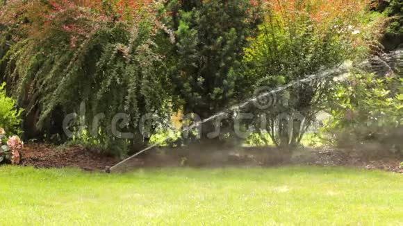 花园草坪浇水系统视频的预览图