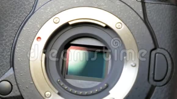 无镜数码相机传感器的图像稳定机构视频的预览图