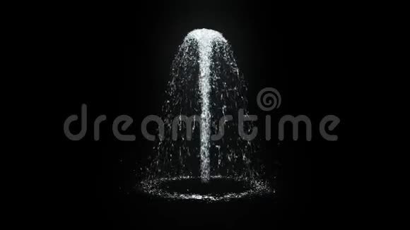 水3D喷泉带有阿尔法通道的视频循环视频的预览图