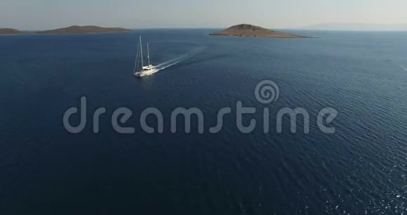土耳其风格的帆船古莱Crusing视频的预览图
