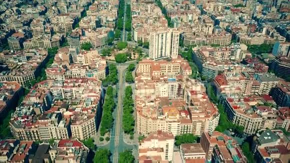 巴塞罗那住宅区街区格局视频的预览图