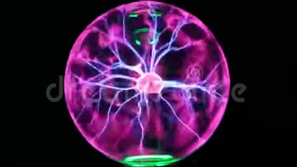 魔灯特写球体内部的能量视频的预览图