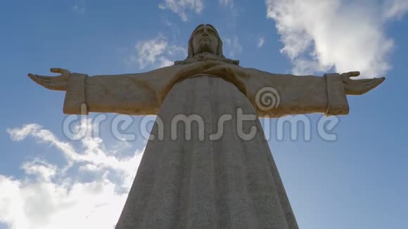 里斯本山上的基督雕像阿尔马达叫基督山雷视频的预览图