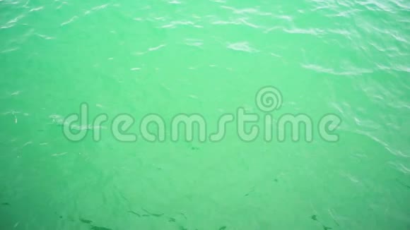 超级慢的绿色水面作为背景视频的预览图