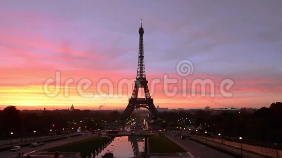 巴黎的日出视频的预览图
