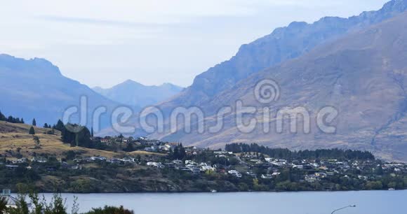 新西兰皇后镇有4公里的山脉视频的预览图