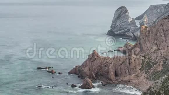 卡波达罗卡罗卡角构成欧洲大陆最西部的大陆葡萄牙视频的预览图