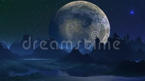 大月亮和落星UFO视频的预览图