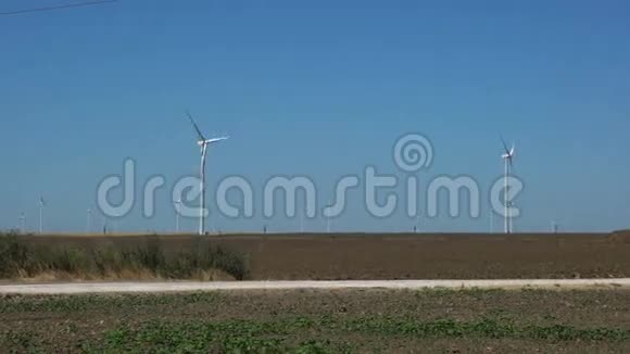 可再生能源生产用风车视频的预览图