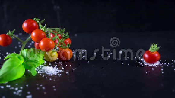 樱桃番茄停止运动背景视频的预览图