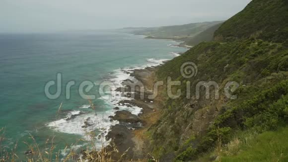 澳大利亚大洋路悬崖景观视频的预览图