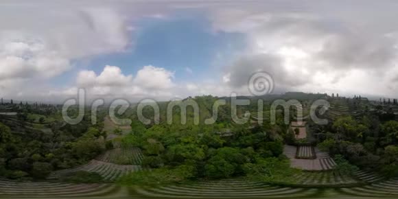印度尼西亚热带景观农场土地vr360视频的预览图