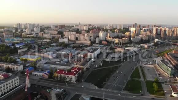 俯瞰城市全景乌法俄罗斯视频的预览图