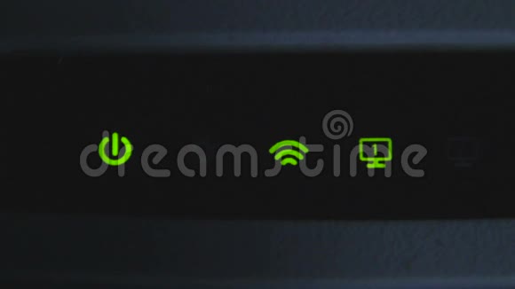 WiFi路由器图标闪烁按钮网络电源设置视频的预览图