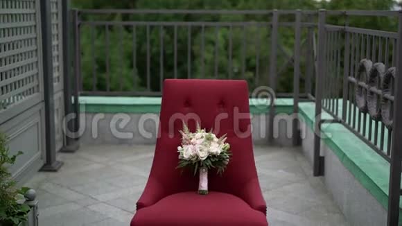 红色椅子上的气味视频的预览图