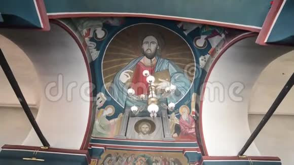 教堂的入口东正教的内部视频的预览图