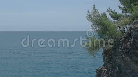 意大利Moneglia的海岸悬崖视频的预览图