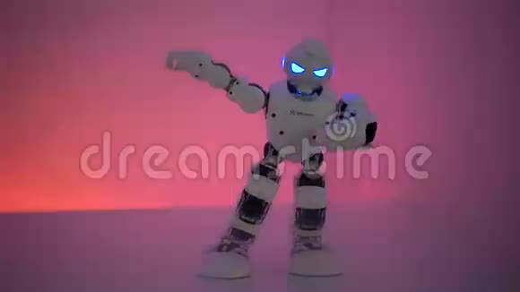 机器人舞蹈俱乐部灯视频的预览图