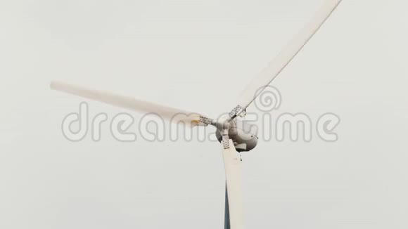 风力涡轮机风力发电机关闭生态动力视频的预览图