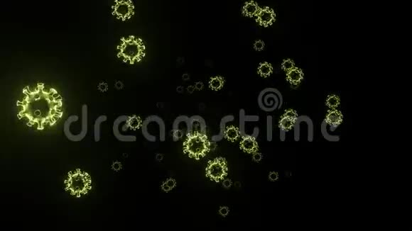 病毒流程循环动画视频的预览图