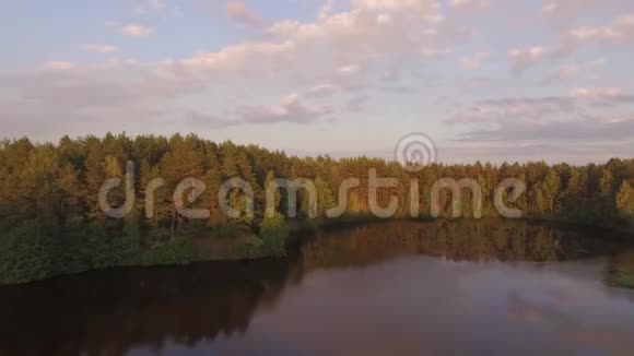 施特查河白俄罗斯美丽惊人的欧洲白俄罗斯野生自然白俄罗斯核电管管视频的预览图