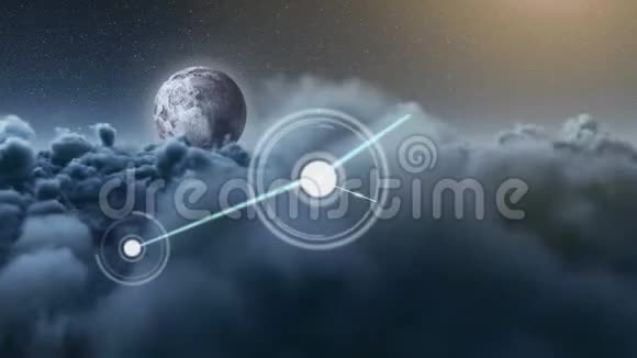 连接器在云中的天空中移动视频的预览图