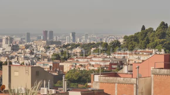 巴塞罗那市的全景视频的预览图