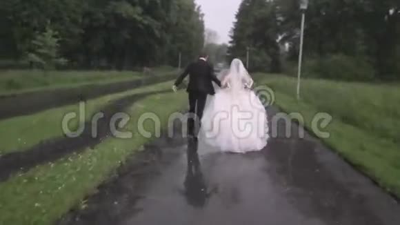 在雨中举行婚礼视频的预览图