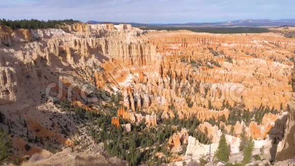最高景观运动沙丘红橙布莱斯峡谷国家公园4k视频的预览图