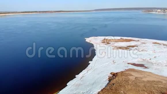 春季河流空中射击视频的预览图