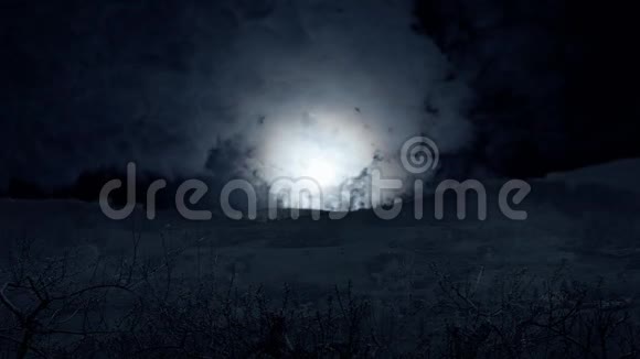夜景月诡异视频的预览图