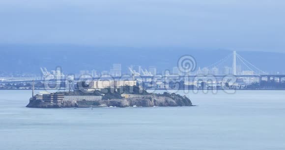 加利福尼亚州旧金山阿尔卡特兹岛4K视频的预览图