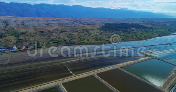 Pag岛上历史沙龙的空中全景视频的预览图