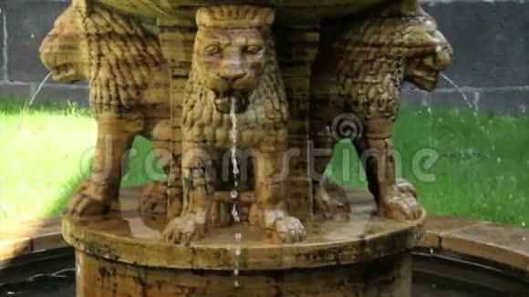 玛丽亚拉奇修道院的狮子喷泉视频的预览图