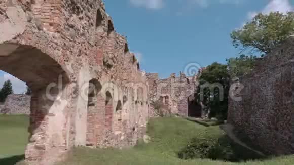石堡的城墙时间流逝视频的预览图