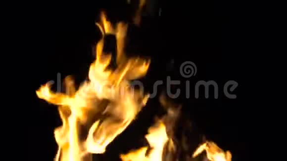 夜晚火焰的视频视频的预览图