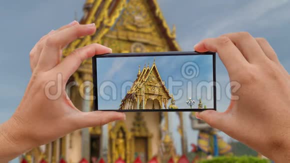 普莱莱莱姆寺流动摄影摄像泰国萨梅岛主要标志及流行地标视频的预览图