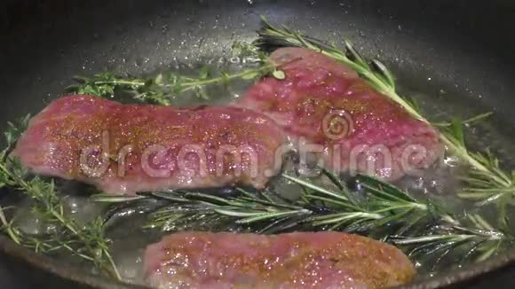 煎肉牛肉视频的预览图
