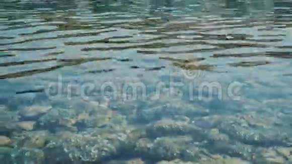 抽象的水运动水波视频的预览图