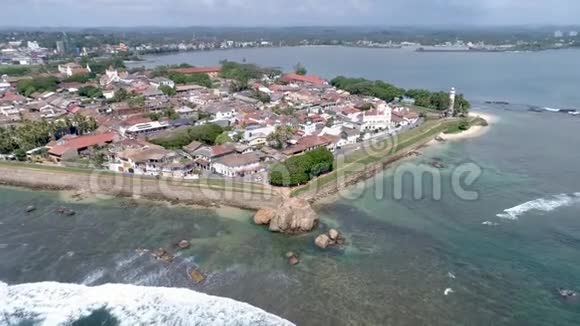 美丽的斯里兰卡城市热带岛屿视频的预览图