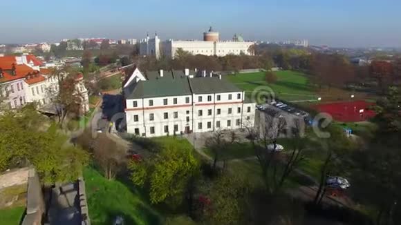 波兰卢布林城堡2017年4月空中录像视频的预览图