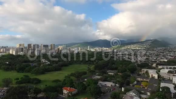 火奴鲁鲁彩虹拱门夏威夷瓦胡岛视频的预览图