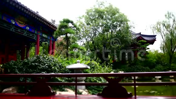 中国西安宫的古建筑视频的预览图