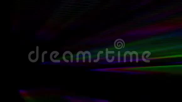 霓虹灯的动画彩虹霓虹灯视频的预览图