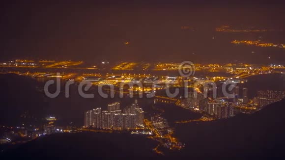 香港机场1号晚上视频的预览图