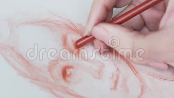 手绘人体素描视频的预览图