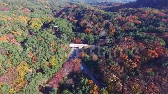 韩国釜山盖姆杰翁山堡垒村2017年秋视频的预览图