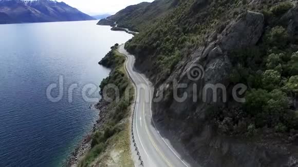 美丽的公路在阿拉克新西兰视频的预览图