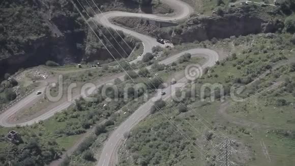 亚美尼亚天空旅游景观背景旅游山地全景视频的预览图
