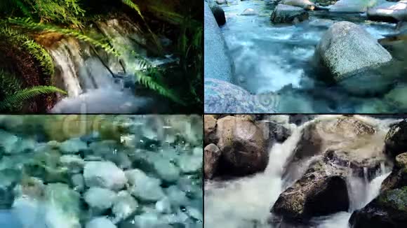 河流和河流蒙太奇视频的预览图